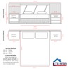 Cama Duvet Plus Tapizada